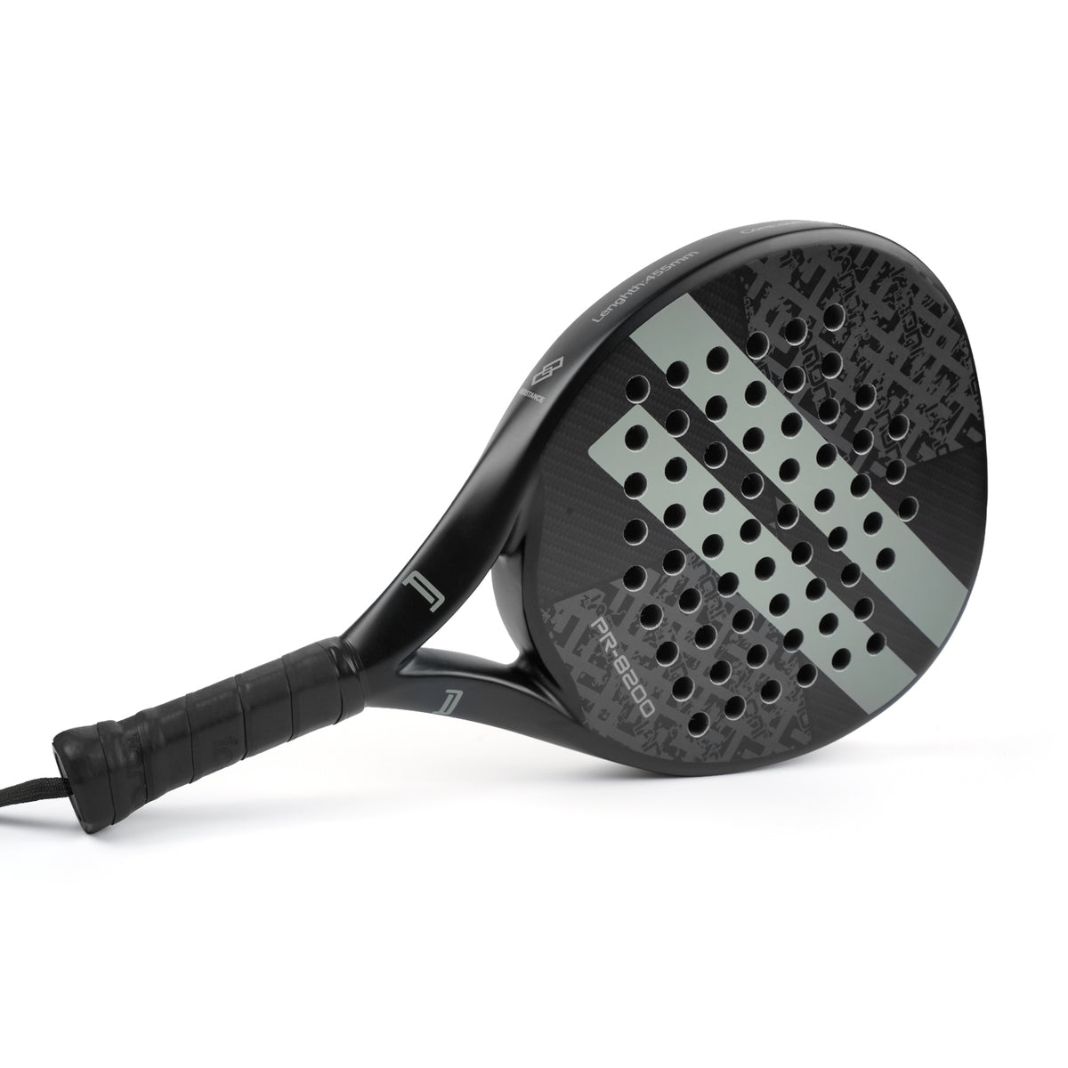 QOAR Vanta Padel Racket – Carbon Fiber with EVA Foam Core – Black