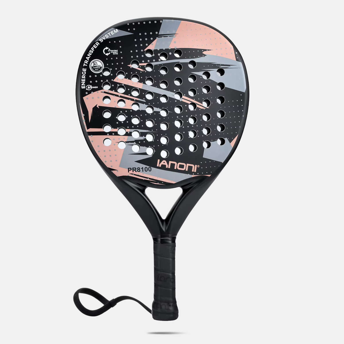 QOAR Stratos Padel Racket – Carbon Fiber Frame with EVA Foam Core