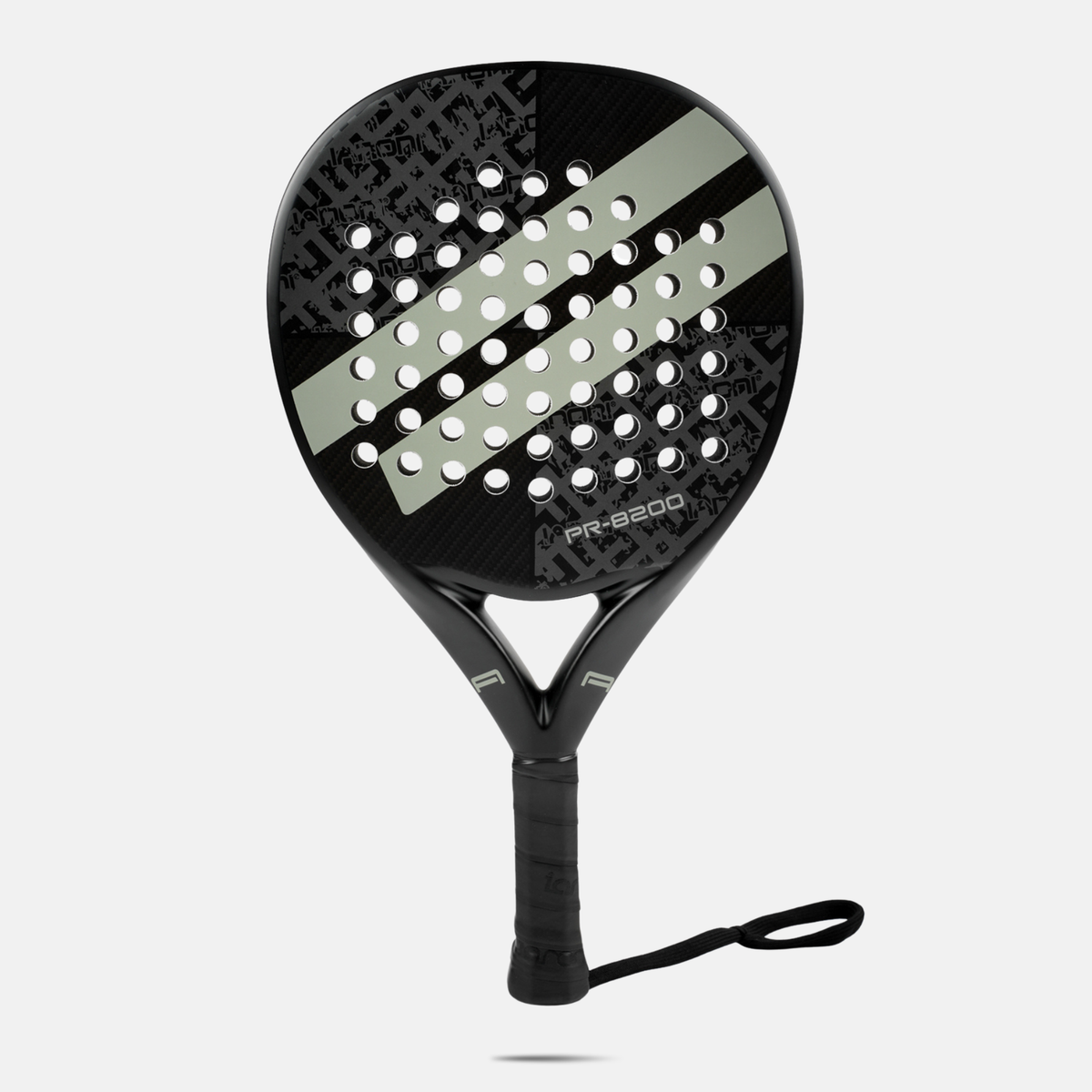 QOAR Vanta Padel Racket – Carbon Fiber with EVA Foam Core – Black